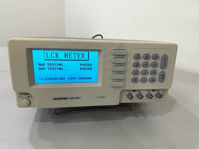 Gw Instek LCR-821 Precision LCR Meter 12Hz-200kHz阻抗分析儀(示波器)
