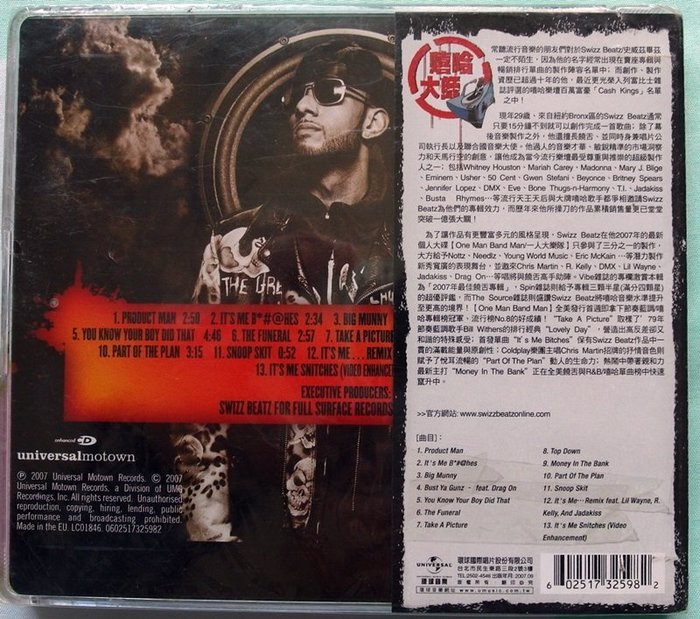 ◎2007全新CD未拆!史威茲畢茲-一人大樂隊專輯-One Man Band Man-等12首