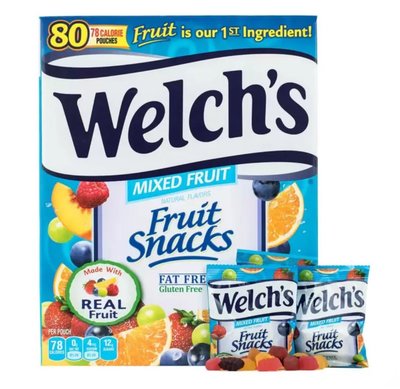Costco好市多「線上」代購《Welch's 果汁軟糖 25公克 X 80入》#919157
