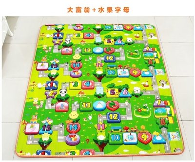 佳佳玩具 ------ 台灣監製 兒童雙面 爬行墊 遊戲墊 地墊 泡沫墊 環保墊 雙面150*180【053401】