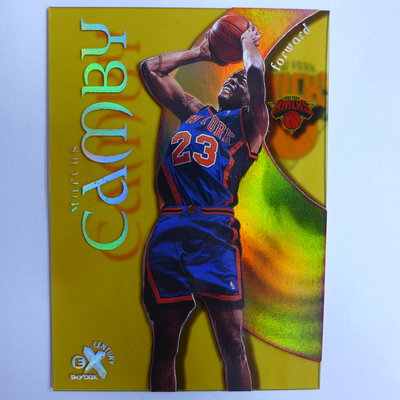 ~ Marcus Camby ~ 1998-99年EX老卡 透明紙雕塑膠設計 NBA球員卡