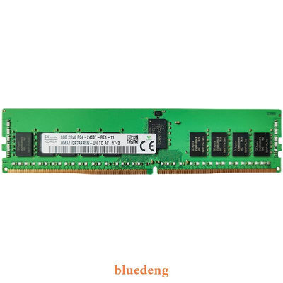 SK現代海力士 8G 2RX8 PC4-2400T DDR4 ECC REG RDIMM 伺服器記憶體