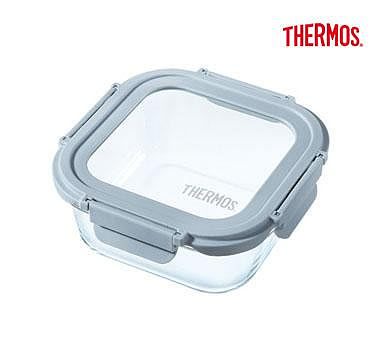 【THERMOS 膳魔師】耐熱玻璃保鮮盒 800ml Z-GFC800S-LB 餐盒