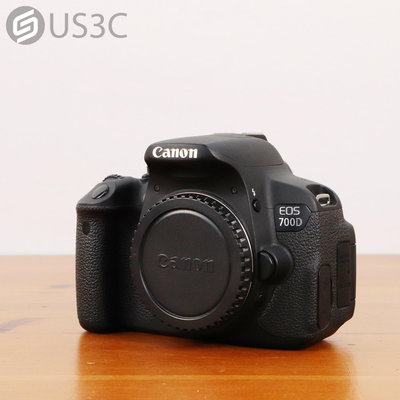 【US3C-板橋店】佳能 Canon EOS 700D 黑 單機身 單眼相機 1870 萬像素 3吋螢幕 二手相機 可翻轉螢幕 快門數10765次