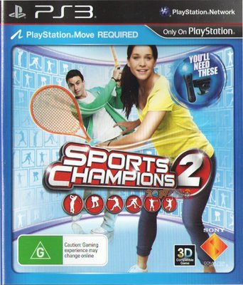 全新未拆 PS3 運動冠軍2(Move必須 相容3D顯示) -英文版- Sports Champions 2