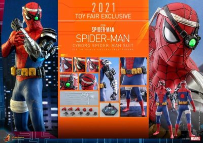 金錢貓雜貨 全新 Hot Toys VGM51 Cyborg Spiderman 改造蜘蛛人戰衣