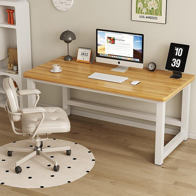 電腦桌家用臥室長方形桌子簡易學生書桌學習桌現代台式辦公工作台