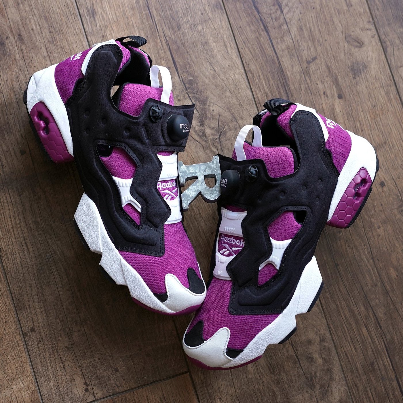 R'代購REEBOK INSTA PUMP FURY OG 紫白黑M40933 男女段