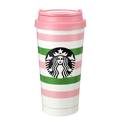 星巴克 KATE SPADE條紋16OZ不鏽鋼杯 kate spade new york +Starbucks聯名 2022/3/15上市
