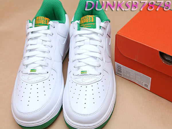 2022 NIKE AIR FORCE 1 RETRO QS WEST INDIES 白綠西印度DX1156-100