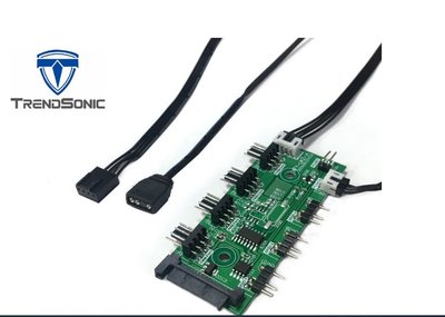 全新品 機殼風扇控制 晶片 TrendSonic 5V 3PIN ARGB控制板