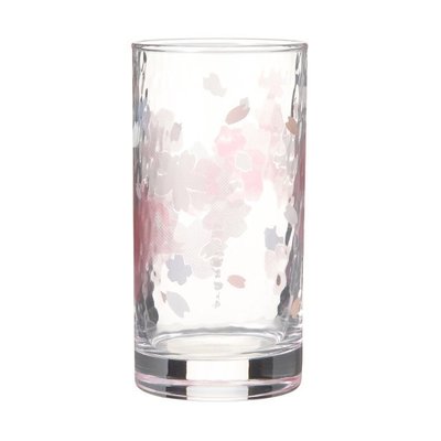 每個含運費1199元~STARBUCKS日本星巴克咖啡2016櫻花季第一波商品-透明櫻花玻璃杯~絕美絕版