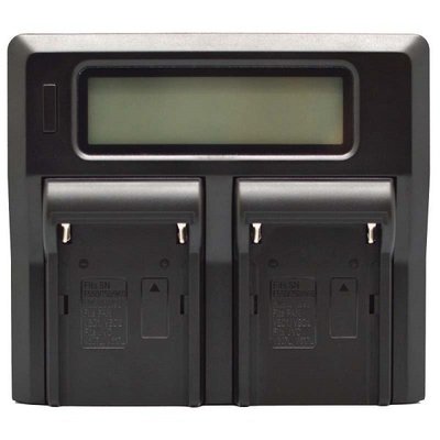 LCD雙槽高速充電器DV用-SONY QM50/70/90