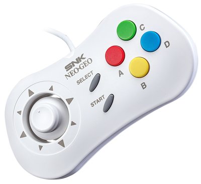SNK 40 周年紀念遊戲機 SNK NEOGEO mini 白色有線控制器 9月預定【板橋魔力】
