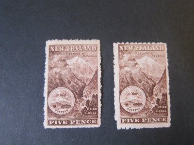 【雲品一】紐西蘭New Zealand 1903 Sc 114,114a MH 庫號#BF505 66565