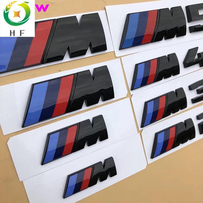 寶馬 M運動標誌BMW改裝車後尾標貼 側標葉子板標誌x7、f32、x3、貼紙 M標誌 車標車貼 M2 M3 M4
