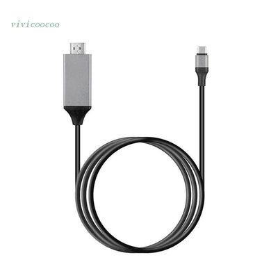 USB 3.1 Type C 轉 HDMI 兼容適配器電纜公對母 USB-C 電纜