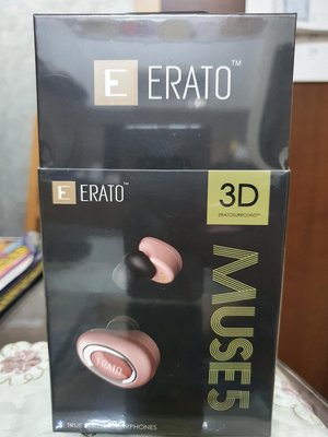 Erato MUSE5,3D,無線藍芽耳機,奈米塗層打造IPX5高效防潑水功能,玫瑰金,運動也要無極限