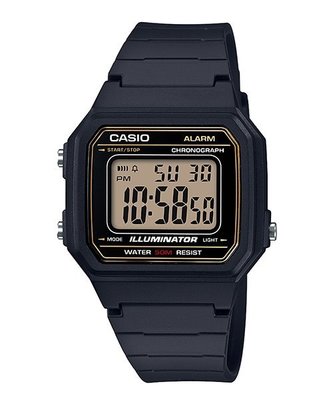 卡西歐CASIO腕錶造型大型的液晶錶面W-217H-9A W-800H W-215H 當兵/學生
