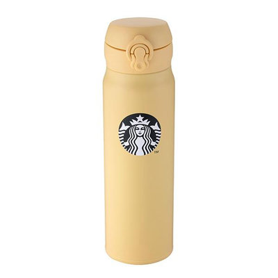 Starbucks星巴克 2023年芥末黃女神隨身瓶600ml 保溫杯保溫瓶