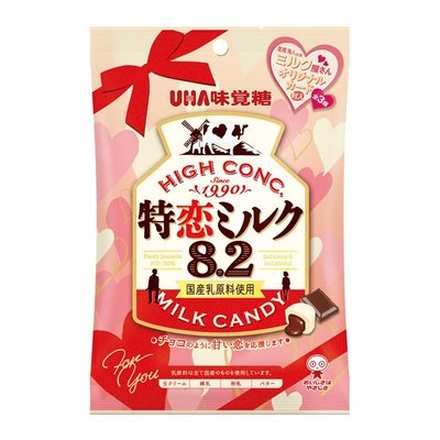 日本 UHA味覚糖 特戀巧克力牛奶 特恋ミルク8.2☆櫻花糖☆