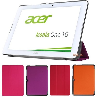【超薄三折】輕薄 Acer Iconia One 10 B3-A20 支架 原廠 同款 皮套 保護套 保護殼