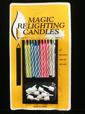 [fun magic] 吹不熄蠟燭 吹不熄的蠟燭 MAGIC RELIGHTING CANDLES