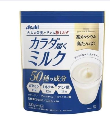 日本Asahi朝日高 高蛋白透明質酸乳酸菌葡糖胺DHA 300g