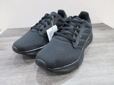 ADIDAS GALAXY 6 女慢跑鞋 運動鞋 大童鞋 輕量 透氣 GW4131 全黑 22.5~25.5公分