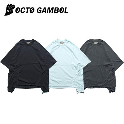 [NMR] OCTO GAMBOL 24 S/S C-01T TYPE OF SCALE Curve T-shirt 寬鬆特殊剪裁短袖T恤