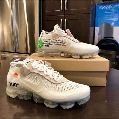 【正品】Nike Air VaporMax x OFF-WHITE THE TEN 2018白AA3831-100潮鞋