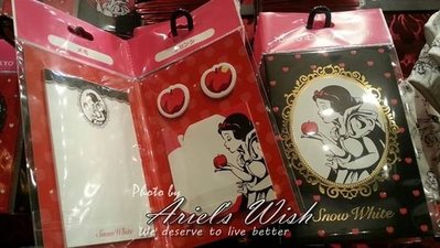Ariel's Wish-日本東京Tokyo迪士尼Disney魔鏡白雪公主Snow White紅蘋果便條紙n次貼便利貼組