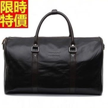 旅行袋 手提包-經典商務手提包圓筒大容量男肩背包行李袋66b33[獨家進口][米蘭精品]
