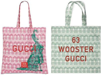 兩色現貨- Gucci 紐約The Met 大都會博物館展 限定款 購物袋 側背包 帆布包 肩背包 多用途大容量托特包