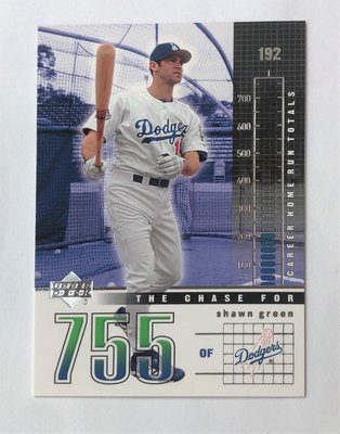 [MLB]2002 Upper Deck The Chase 755 Shawn Green #C10 特卡