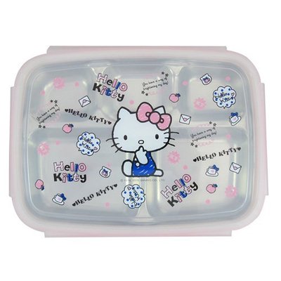 GIFT41 4165本通 重慶門市 Hello Kitty 凱蒂貓 不鏽鋼隔熱餐盒 KS-8150