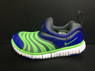 Nike 全新 運動 童鞋 藍淡綠色 343738-021 毛毛蟲鞋 US 11C~3Y號