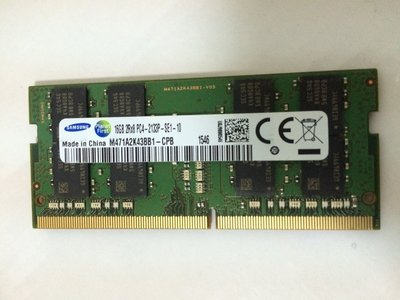 原裝 三星 16G 2RX8 PC4-2133P-SE1-10 16G DDR4 2133筆電記憶體
