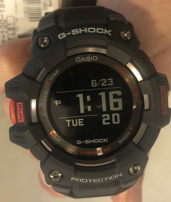 黑紅全新 CASIO 卡西歐 G-Shock GBD-100-1JF 手錶