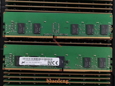 MT 鎂光 8G 1RX8 DDR4 PC4 2933Y-RD1-12 REG ECC 伺服器記憶體