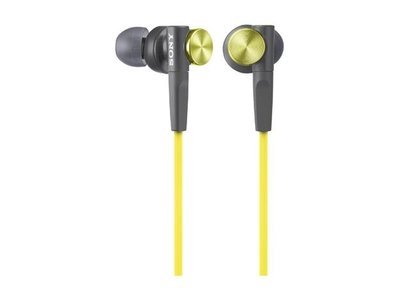 SONY重低音內耳式耳麥MDR-XB50AP黃色YELLOW，全新公司貨，保固一年。
