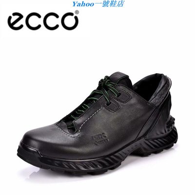 Ｙａｈｏｏ一號鞋店　ECCO愛步運動鞋男戶外透氣跑步鞋男 攀越840704黑色39-44