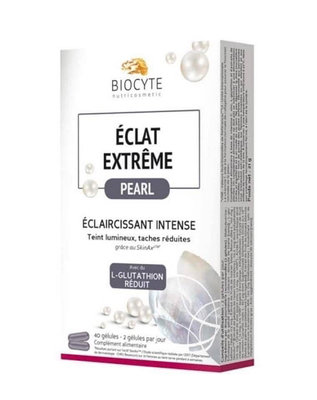 法國 BIOCYTE ECLAT EXTREME PEARL 珍珠强效亮白膠囊40粒 加強版