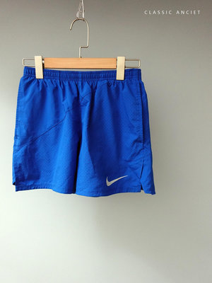 CA 美國運動品牌 NIKE DRI-FIT 藍色 運動短褲 S號 一元起標無底價P867
