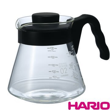 《HARIO》咖啡分享壺700ML VCS-02B  玻璃壺 波浪手把更好握