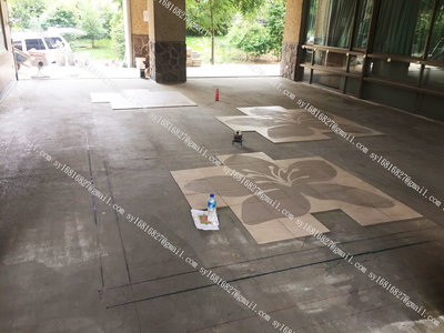 客製化 設計 地板 噴砂 雕刻 - 校園大樓 - 大廳廣場 - 校園樓梯板 ( 專屬設計_專屬於您 )