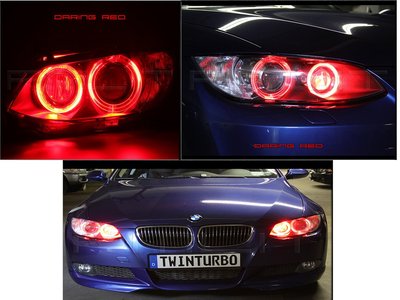 大功率 6W紅光寶馬 BMW LED 天使眼E39 E53 E65 E66 E60 E61 E63 E64 E87 X3