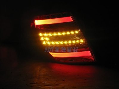 ~~ADT.車燈.車材~~賓士BENZ  W204 WAGON 11年式樣 LED紅白晶鑽尾燈單邊3500
