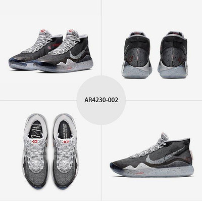 Nike Zoom KD12 EP 黑水泥 黑灰 實戰籃球鞋 男鞋 AR4230-002【ADIDAS x NIKE】