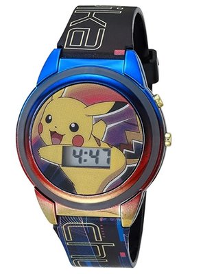 預購 美國帶回 全球夯 Pokemon 精靈寶可夢球 皮卡丘 神奇寶貝動漫兒童電子錶 鐵盒 學習手錶 生日禮